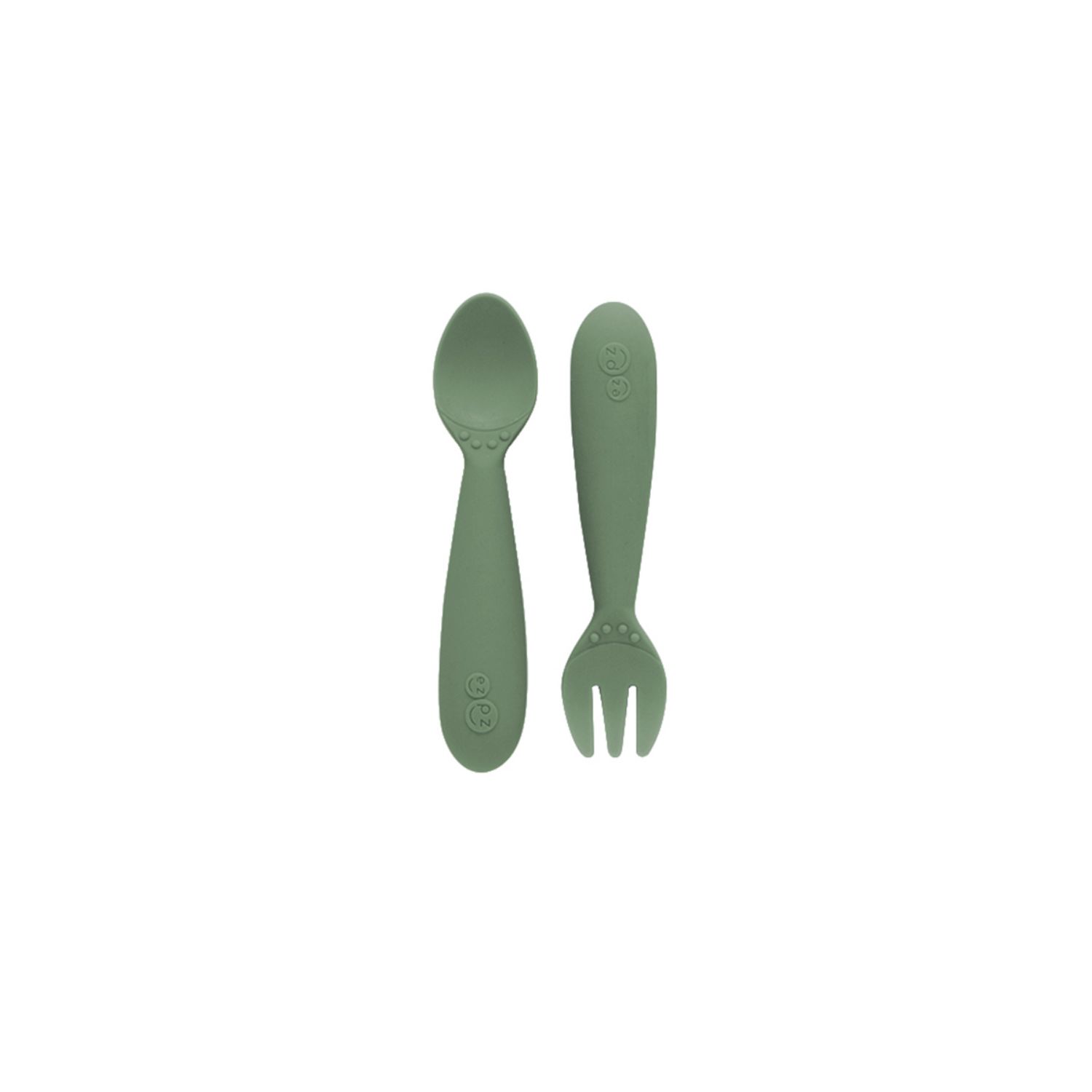 EZPZ Mini Utensils - Oliv EZPZ Mini Utensils - Oliv von EZPZ