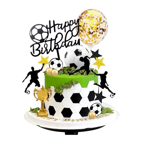 Eabdice 28 Stück Tortendeko Fussball, Glitzer Fussball Cupcake Topper, Tortenaufleger Fussball Deko, Fußball Topper Kuchenstecker Geburtstagstorte Topper für Geburtstag Party Fussball Party Eabdice 28 Stück Tortendeko Fussball, Glitzer Fussball Cupcake Topper, Tortenaufleger Fussball Deko, Fußball Topper Kuchenstecker Geburtstagstorte Topper für Geburtstag Party Fussball Party von Eabdice