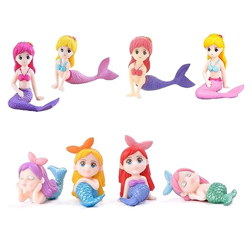 Eabdice 8 Stück Kleine Meerjungfrau Figuren Deko, Meerjungfrau Thema Party Dekoration, Meerjungfrau Figuren Set, Voor de Decoratie Van Aquariums, Aquariums, Themafeesten Eabdice 8 Stück Kleine Meerjungfrau Figuren Deko, Meerjungfrau Thema Party Dekoration, Meerjungfrau Figuren Set, Voor de Decoratie Van Aquariums, Aquariums, Themafeesten von Eabdice