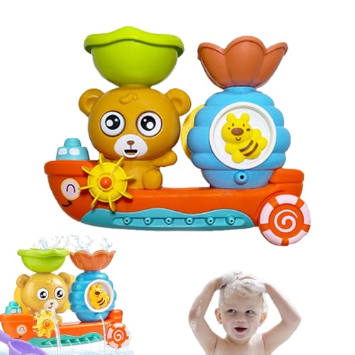 Eabdice Badespielzeug Baby, Badewannenspielzeug ab 1 2 3 4 Jahre, Wasserspielzeug Kinder, Bär und Bee, Kinder Badespaß Geschenk für Jungen Mädchen Eabdice Badespielzeug Baby, Badewannenspielzeug ab 1 2 3 4 Jahre, Wasserspielzeug Kinder, Bär und Bee, Kinder Badespaß Geschenk für Jungen Mädchen von Eabdice