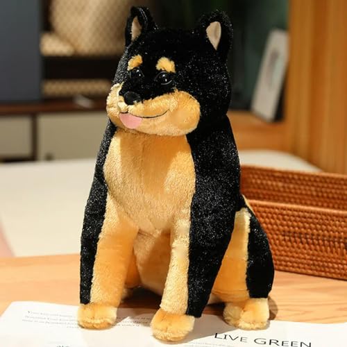 EacTEL Großes Shiba Inu Hund Plüschtier Hund Cartoon lebensechtes Tier Puppe Spielzeug lustiges Geschenk Geburtstag Freunde 65cm 2 von EacTEL