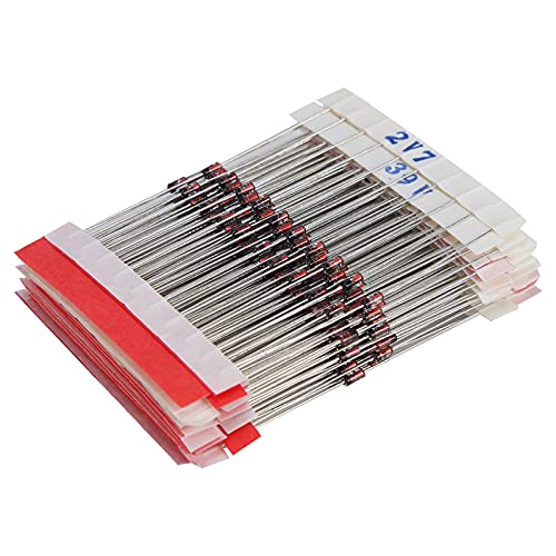 300pcs DioDes Kit, Stabilisierungsdioden -Sortiment mit Geringer Stromverbrauch, Hohe Effizienz, Spannungsreferenzen für Elektronische Schaltungen von Eacam
