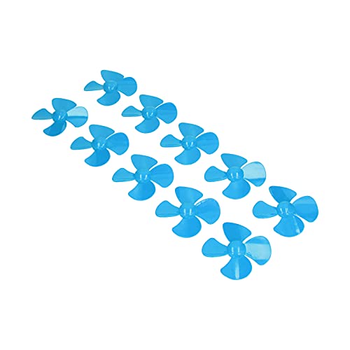 Eacam 100 Mm 4 Blades Propeller, XR-150-Spielzeugmodell Rotierendes Zubehör mit 2 Mm Loch für -Spielzeugzubehör (Blau) von Eacam