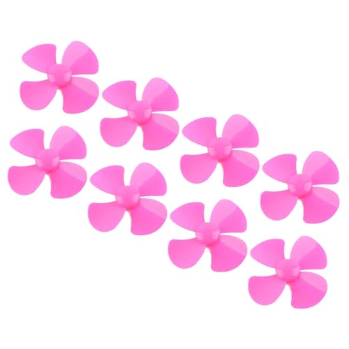 Eacam 100 Mm 4 Blades Propeller, XR-150-Spielzeugmodell Rotierendes Zubehör mit 2 Mm Loch für -Spielzeugzubehör (Rosenrot) von Eacam