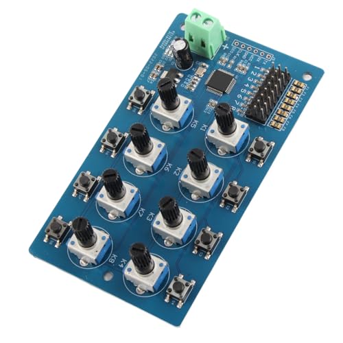 Eacam 8-Wege-Servo-Debugging-Board mit Präziser Knopfsteuerung und LED-Anzeige, Lenkgetriebe-Controller von Eacam