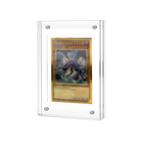 Eachbid Acrylrahmen für TCG PTCG YGO MTG Karten magnetisch transparent 35PT Display für Sammelkarten (eins) von Eachbid