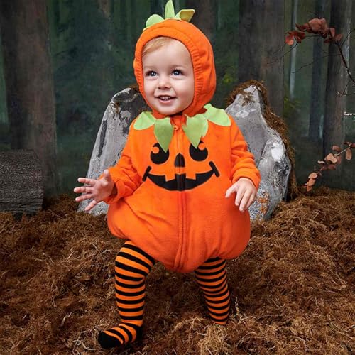 Halloween Kostüm Kürbis Kinder,Baby Halloween Kürbiskostüm,Baby Kürbis Kostüm mit Hüte und Schuhe halloween kostüm Mädchen Jungen Faschingskostüm Baby für Neugeborenes 0-36 Monate (6-12 Monate) Halloween Kostüm Kürbis Kinder,Baby Halloween Kürbiskostüm,Baby Kürbis Kostüm mit Hüte und Schuhe halloween kostüm Mädchen Jungen Faschingskostüm Baby für Neugeborenes 0-36 Monate (6-12 Monate) von EagerMinds