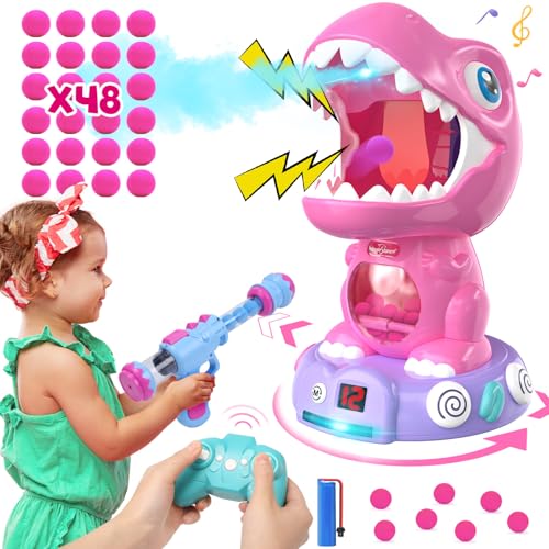 EagleStone Ferngesteuertes Dinosaurier-Schießspielzeug für Jungen und Mädchen, elektronisches bewegliches Schießspiel mit Sprühnebel, automatischer Punktevergabe, Licht und Geräuschen, für Kinder EagleStone Ferngesteuertes Dinosaurier-Schießspielzeug für Jungen und Mädchen, elektronisches bewegliches Schießspiel mit Sprühnebel, automatischer Punktevergabe, Licht und Geräuschen, für Kinder von EagleStone