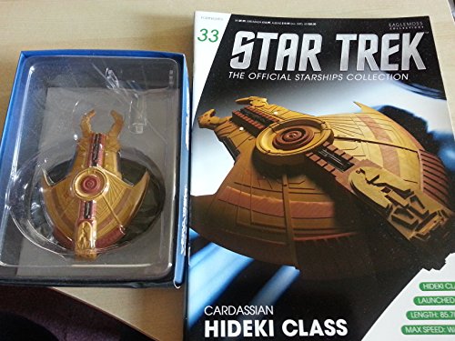 #33 Star Trek Cardassian Hideki Class Die-Cast Ship from Eaglemoss/UK wCollector Magazine by Eaglemoss von Eaglemoss
