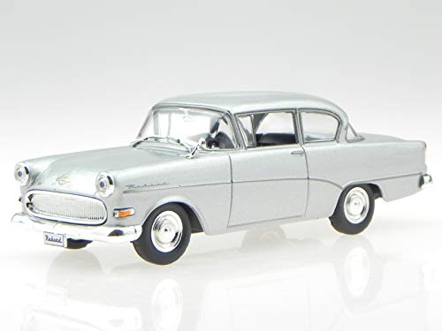 Eaglemoss Opel Olympia Rekord P1 Silber Modellauto in Vitrine 1:43 von Eaglemoss