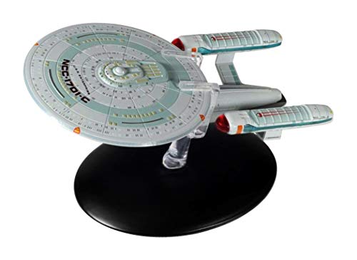 Eaglemoss U.S.S. Enterprise NCC-1701-C Collection Modell - Star Trek die Offizielle Sammlung: Ausgabe #46 mit deutschem Magazin von Eaglemoss