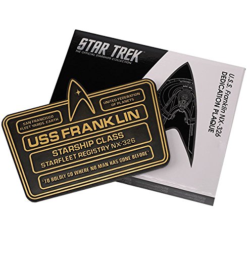 Eaglemoss nx-326 weiß Star Trek U.S.S. Franklin Hingabe Plaque Druckguss Spielzeug Eaglemoss nx-326 weiß Star Trek U.S.S. Franklin Hingabe Plaque Druckguss Spielzeug von Eaglemoss