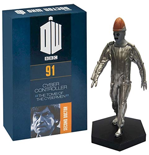 Official Licensed Merchandise Doctor Who Figur Cyber Controller aus dem Grab des Cybermans, handbemalt, Maßstab 1:21, Sammlermodell #91 von Eaglemoss