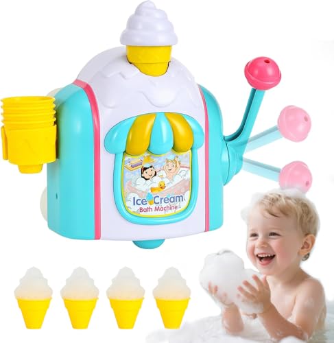 Badespielzeug für Kleinkinder von 3-5 Jahren, Badespielzeug aus Schaumstoff mit rutschfester Schnalle, Blasenmaschine für Badewanne, Kuchen-Set für Jungen und Mädchen von 3 4 5 Jahren Badespielzeug für Kleinkinder von 3-5 Jahren, Badespielzeug aus Schaumstoff mit rutschfester Schnalle, Blasenmaschine für Badewanne, Kuchen-Set für Jungen und Mädchen von 3 4 5 Jahren von Eaistose