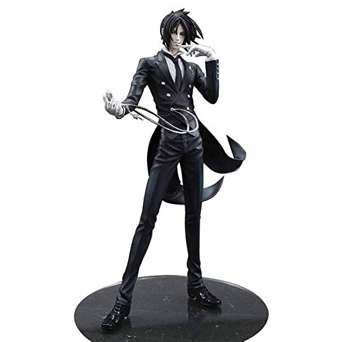 Eamily Black Butler Anime Actionfigur Sebastian Michaelis PVC Figuren Sammlerstück Modell Charakter Statue Spielzeug Desktop Ornamente von Eamily