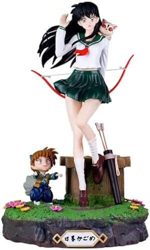 Eamily Killjoys Inuyasha Higurashi Godiva Anime-Actionfigur, Charakter, Sammlerstück, Modell, Statue, Spielzeug, PVC-Figuren, Desktop-Ornamente, 27 cm von Eamily