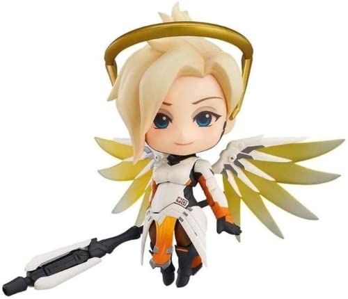 Eamily Overwatch Anime Actionfigur Mercy Nendoroid Dekorationen Sammlerstück Geschenkbox Kinder Geschenke von Eamily