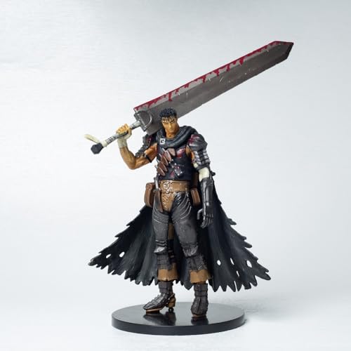 Eamily Swordwind Saga Reggae Black Swordsman Battle Damage Bloodstained Edition Figure Handmade PVC Anime Manga Character Model Statue Figure Collectibles Decorations Gifts von Eamily