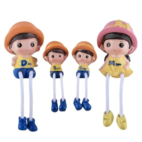 Eamily Zum Aufhängen Puppenfigur, handgefertigt, PVC, Anime, Manga, Figur, Modell, Statue, Sammlerstücke, Dekorationen, Geschenke (Hut, Puppen, 2 Junge) von Eamily
