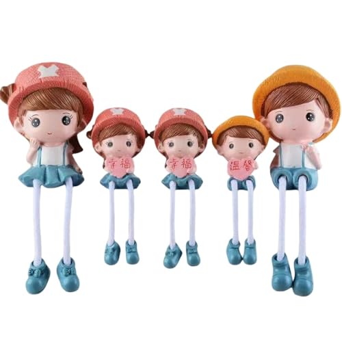 Eamily Zum Aufhängen von Puppen, handgefertigt, PVC, Anime, Manga, Figur, Modell, Statue, Sammlerstücke, Dekorationen, Geschenke (Piratenpuppen 2 Mädchen + 1 Junge) von Eamily