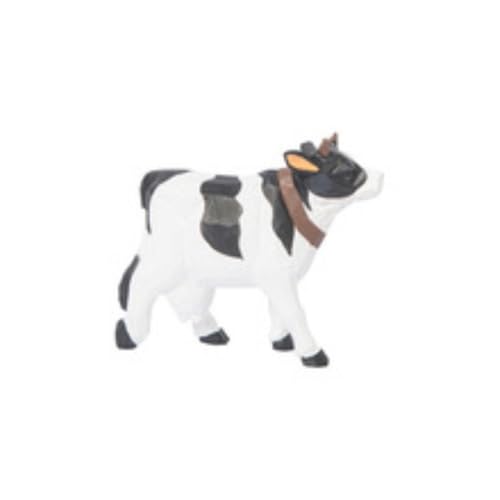 Eamily for Animal Figure Handmade Wood Anime Manga Character Model Statue Figure Collectibles Decorations Gifts (Big Cow) von Eamily