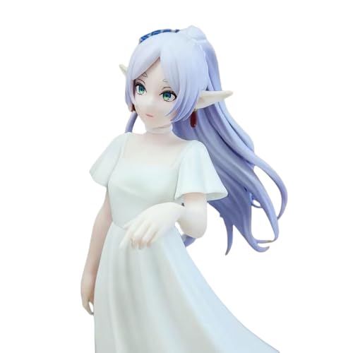 Eamily for Frieren & Himmel Figur handgefertigt PVC Anime Charakter Modell Statue Auto Dekoration Ornament (Frieren) von Eamily