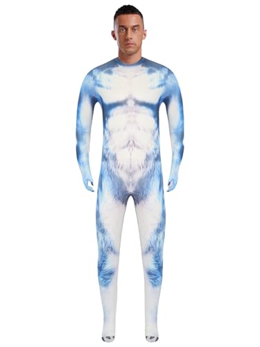 Eandarui Tier Overall Herren Kuh Leoparden Tiger Jumpsuit Erwachsene Kostüm Langarm Ganzkörperanzug Full Body Suit Mit Lang Schwanz Für Fasching Halloween Typ E M Eandarui Tier Overall Herren Kuh Leoparden Tiger Jumpsuit Erwachsene Kostüm Langarm Ganzkörperanzug Full Body Suit Mit Lang Schwanz Für Fasching Halloween Typ E M von Eandarui