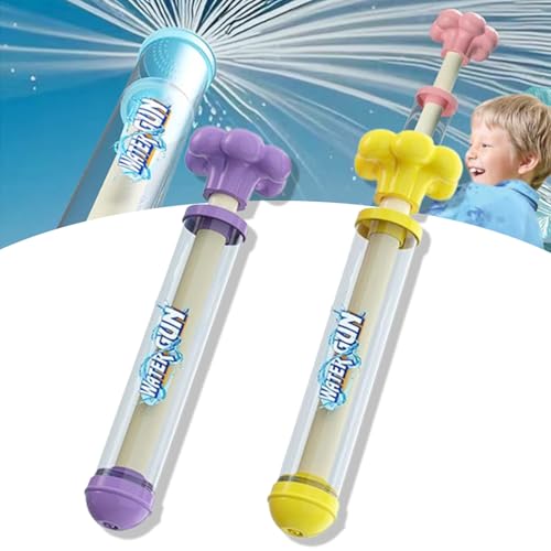 Firework Water Gun, Firework Water Gun Toys, Fireworks WaterGun, Romantic FireworkStyle WaterSpray Toy for Couples (Purple+Yellow) von EasPowest