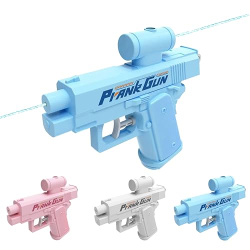 Prank Gun, Prank Two-Way Water Gun, Can Spray Water from The Front and Back for School Office Prank Trick (Blue) von EasPowest