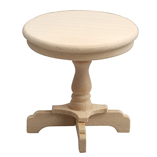 1:12 Puppenhaus Möbel Miniatur Holz Runde Beistelltisch Miniatur Runde Beistelltisch Miniatur Tisch Puppenhaus Tisch Modell 1:12 Puppenhaus Möbel Miniatur Holz Runde Beistelltisch Miniatur Runde Beistelltisch Miniatur Tisch Puppenhaus Tisch Modell von Easnea