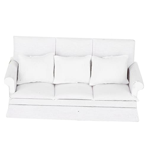 Mini Puppenhaus Sofa 1/12 Maßstab Puppenhaus Sessel Möbel Sofa Couch Puppenhaus Fancy Couch Puppenhaus Sofa Modell mit 3 abnehmbaren Kissen Fit für Barbie Puppenhaus Mädchen Geburtstagsgeschenk Mini Puppenhaus Sofa 1/12 Maßstab Puppenhaus Sessel Möbel Sofa Couch Puppenhaus Fancy Couch Puppenhaus Sofa Modell mit 3 abnehmbaren Kissen Fit für Barbie Puppenhaus Mädchen Geburtstagsgeschenk von Easnea