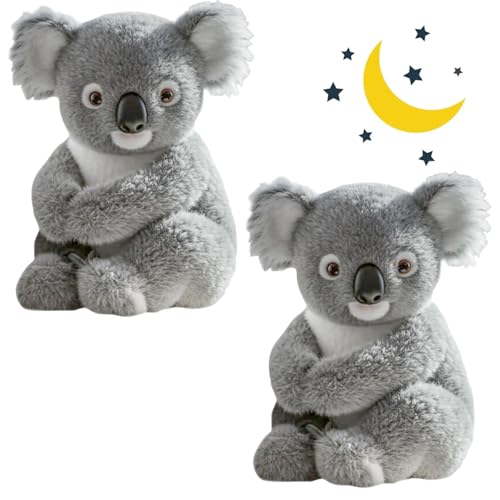 The Koaly – Emotional Healing on Demand,Ultra-Soft Koala Plush Mimics (2PCS) von EastHedge