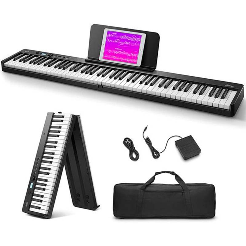 Eastar EP-10 Faltbares Digitalpiano mit 88 halbgewichteten Tasten Bluetooth-Unterstützung - Digitalpiano von Eastar