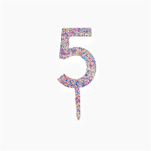 0-9 Nummer für Kuchen Topper, glänzende Acryl nummer Kuchen Toppers Kuchen Dekorationen Geburtstags feier Kuchen Kuchen Kuchen Kuchen Topper für Geburtstags feier Hochzeitstag von Eastocos