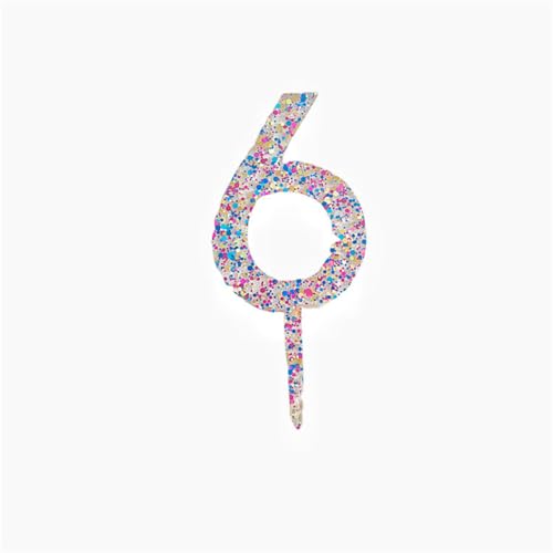 0-9 Nummer für Kuchen Topper, glänzende Acryl nummer Kuchen Toppers Kuchen Dekorationen Geburtstags feier Kuchen Kuchen Kuchen Kuchen Topper für Geburtstags feier Hochzeitstag von Eastocos