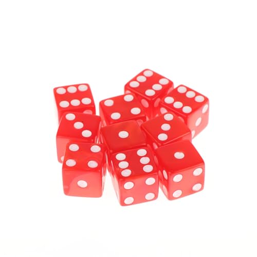 6-seitiges Spiel würfel 16mm Acryl D6-Würfelset für DND, RPG, Tisch Brett AME oder Mathematik unterricht, Aventurine Impression Dice von Eastocos