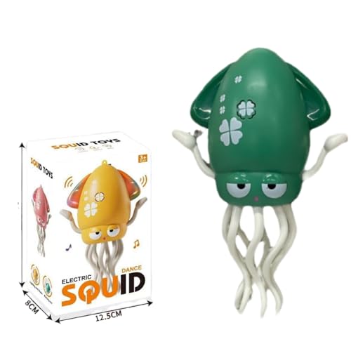 Eastocos Interaktives Tanzen Octopus Ornament Elektronisches Haustier Cartoon Stil Bewegende Musik & Licht Kleinkind Spielzeug Tanzen Octopus Geschenk von Eastocos