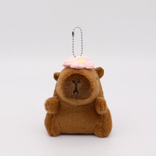 Eastocos Niedliche Cartoon Capibara Capybara Plüsch Puppe Spielzeug Anhänger Rucksack Hängende Ornamente von Eastocos