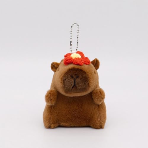 Eastocos Niedliche Cartoon Capibara Capybara Plüsch Puppe Spielzeug Anhänger Rucksack Hängende Ornamente von Eastocos