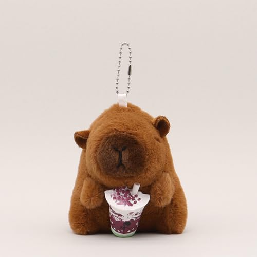Eastocos Niedliche Cartoon Capibara Capybara Plüsch Puppe Spielzeug Anhänger Rucksack Hängende Ornamente von Eastocos