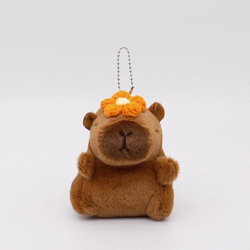 Eastocos Niedliche Cartoon Capibara Capybara Plüsch Puppe Spielzeug Anhänger Rucksack Hängende Ornamente von Eastocos