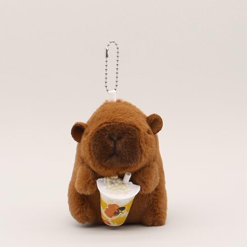 Eastocos Niedliche Cartoon Capibara Capybara Plüsch Puppe Spielzeug Anhänger Rucksack Hängende Ornamente von Eastocos
