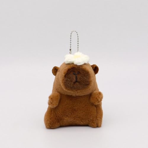 Eastocos Niedliche Cartoon Capibara Capybara Plüsch Puppe Spielzeug Anhänger Rucksack Hängende Ornamente von Eastocos