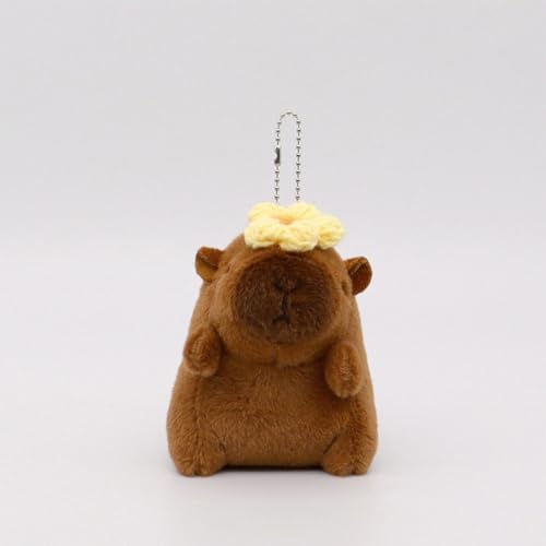Eastocos Niedliche Cartoon Capibara Capybara Plüsch Puppe Spielzeug Anhänger Rucksack Hängende Ornamente von Eastocos