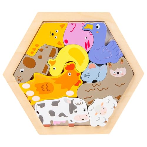 Holz Puzzle Kinder Spielzeug Cartoon Dinosaurier Tierholz Puzzles Spiel Baby Montessori Pädagogisches Spielzeug für Kinder Holz Puzzle Kinder Spielzeug Cartoon Dinosaurier Tierholz Puzzles Spiel Baby Montessori Pädagogisches Spielzeug für Kinder von Eastocos