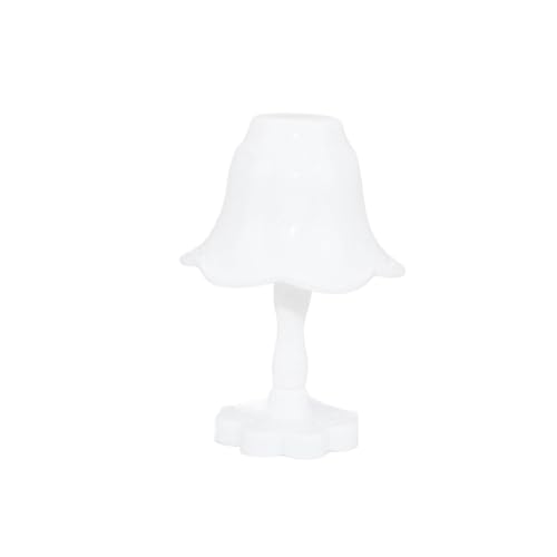 Mini Dekoration kleine Tisch Lampe Schreibtisch Szene Display Requisiten Puppenhaus Play Home Zubehör von Eastocos