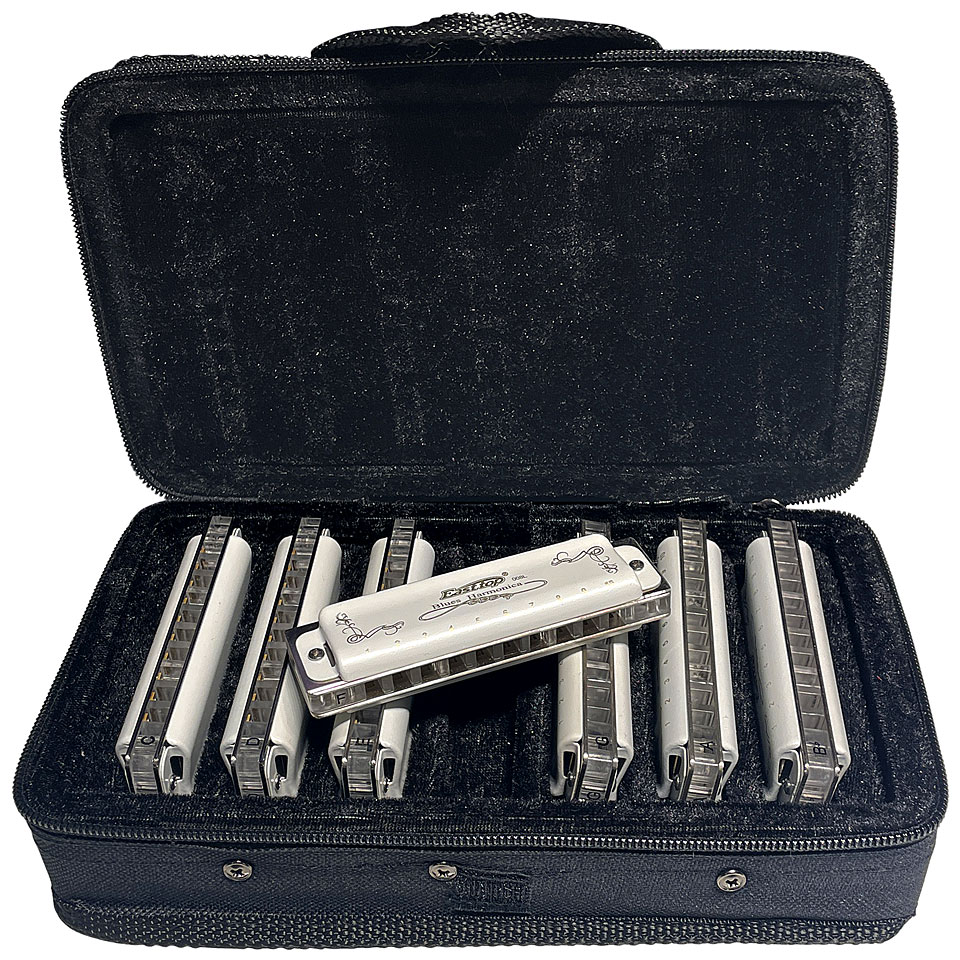 Easttop Blues Harp T008L 7er-Set Richter-Mundharmonika Easttop Blues Harp T008L 7er-Set Richter-Mundharmonika von Easttop