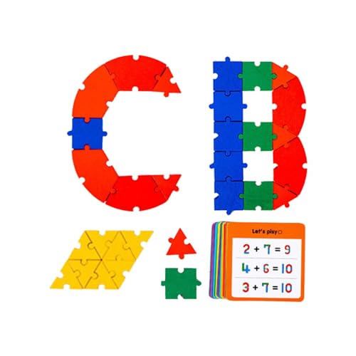 Eastuy Montessori-Puzzles für Vorschulkinder, Holzpuzzles für Kleinkinder - Holzpuzzles für Lernspiele | Lernspielzeug für Brettspiele, Buchstaben- und Zahlenformen für die Feinmotorik, Jungen und von Eastuy