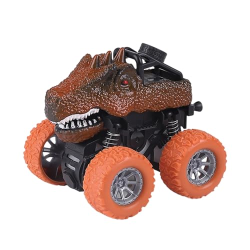 Eastuy Reibungs-Dino-Autos - Pädagogische Dinosaurierautos,Reibungsspielzeug, Tierautospielzeug, Lernspielzeug für Kinder Jungen und Mädchen im Alter von 3–8 Jahren, Geschenke für Geburtstags von Eastuy