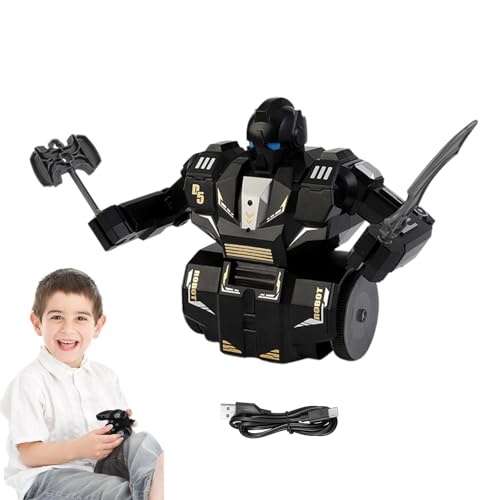 Eastuy Rotierender Kampfroboter, ferngesteuerte Kampfroboter - Rotierendes Roboter-Kampfset für Kinder,Elektrisches Wrestling-Spielzeug mit Rotationsfunktion für Familienunterhaltung, Partys mit von Eastuy